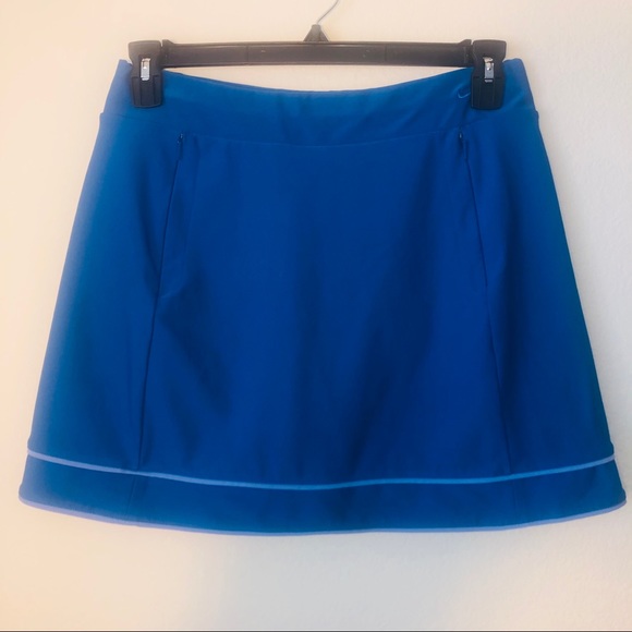 Nike 3 Pocket Royal Blue Straight Fit Golf Skirt